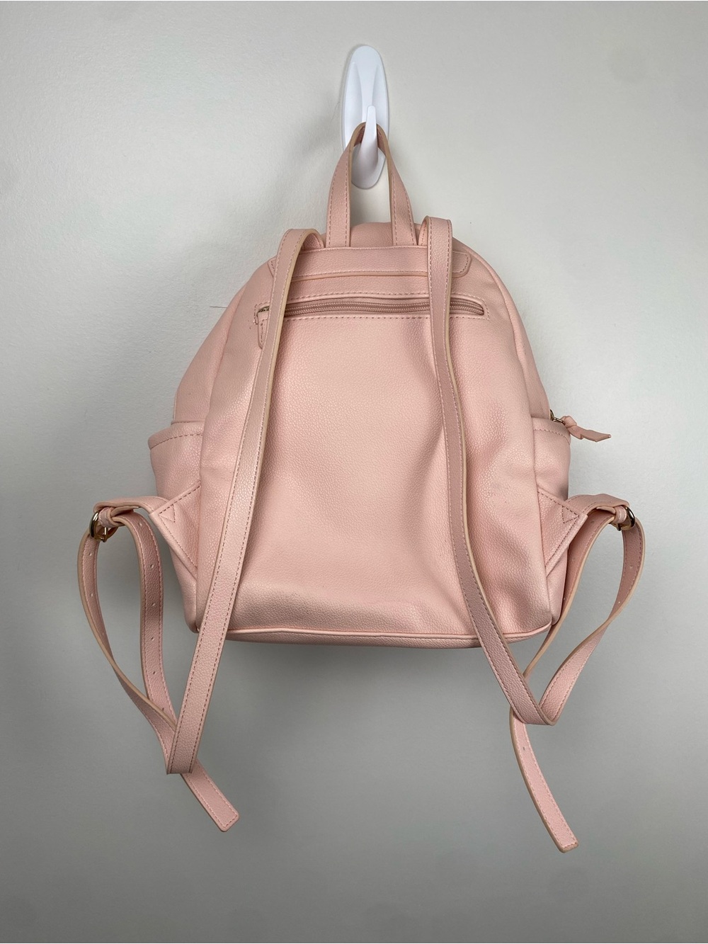Lauren Conrad Pink Faux Leather Backpack - Picture 2 of 8